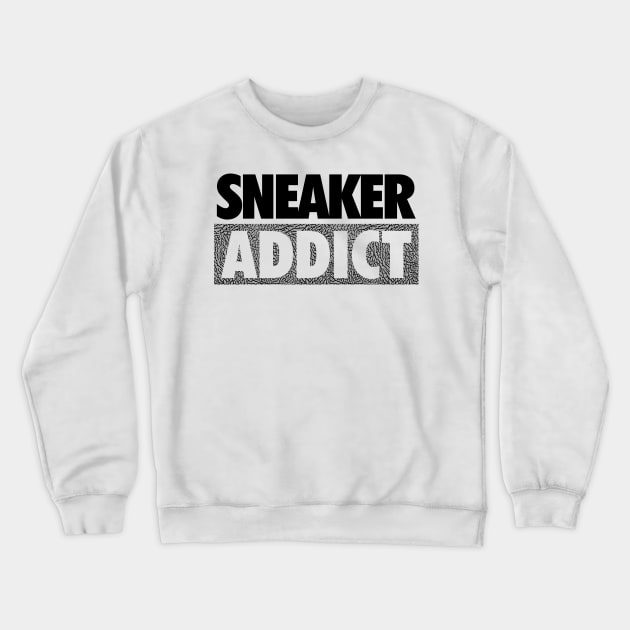 Sneaker Addict White Cement Crewneck Sweatshirt by Tee4daily